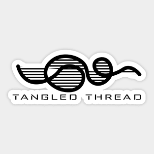 tangled thread Sticker